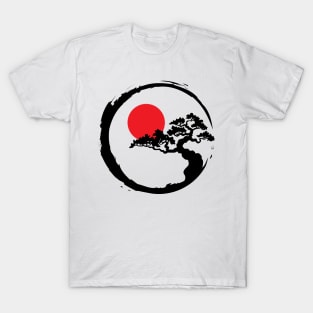 Enso Bonsai Tree T-Shirt